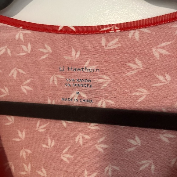 41 Hawthorn Red Patterned Mini Dress - Picture 3 of 6